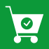 Ikona wózka sklepowego symbolizująca zakup